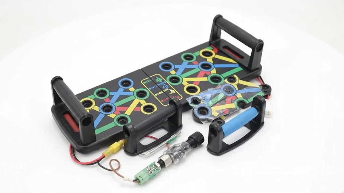 Multifunctional 9-in-1 Push-Up Board – Color-Coded Push-Up Rack for Chest, Shoulders, Arms & Home Workouts
