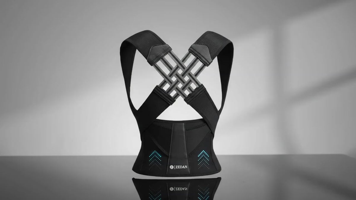 ZEDAN X-Cross Posture Corrector Belt for Men & Women – Adjustable Back & Shoulder Support Brace, Universal Size