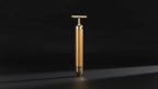 T-Shaped Vibrating Facial Massager – Waterproof Beauty Massage Roller for Face, Neck & Jawline