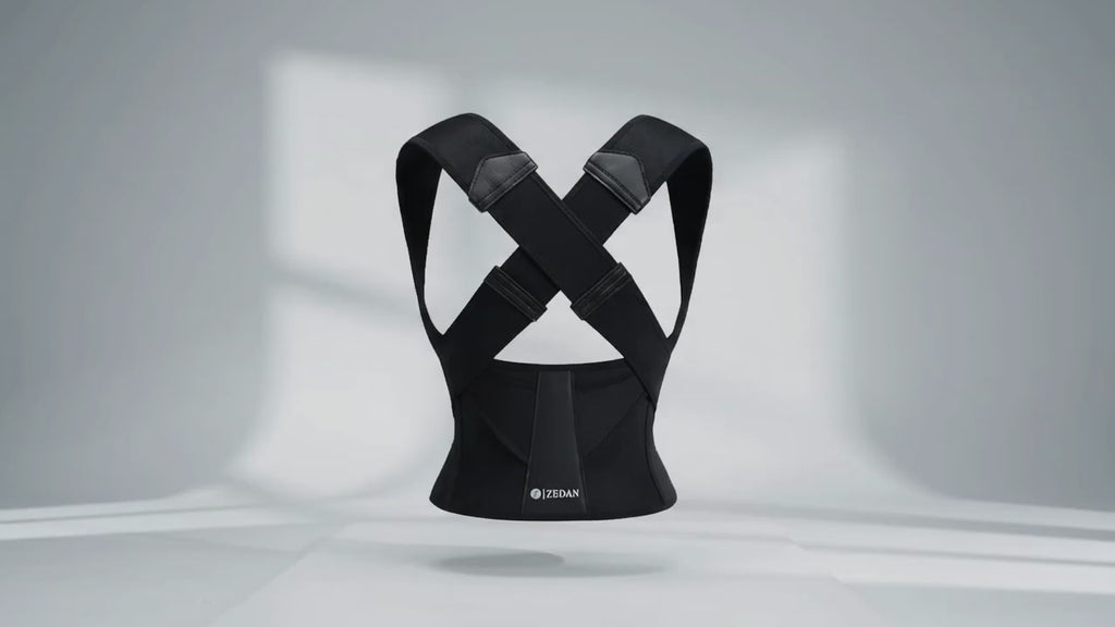 ZEDAN X-Cross Posture Corrector Belt for Men & Women – Adjustable Back & Shoulder Support Brace, Universal Size