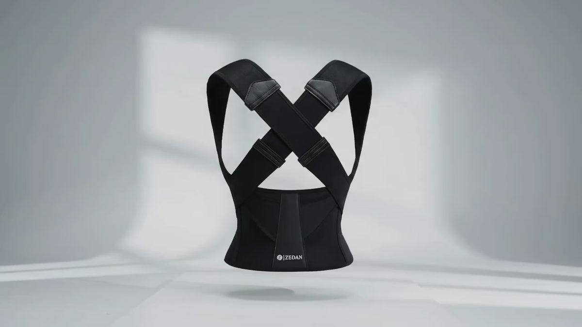 ZEDAN X-Cross Posture Corrector Belt for Men & Women – Adjustable Back & Shoulder Support Brace, Universal Size